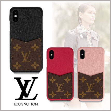 Louis Vuitton MONOGRAM 2020 SS Monogram Unisex Leather iPhone XS Logo Smart Phone Cases M68892 M68894 M68893 