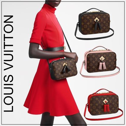 Louis Vuitton CAPUCINES Plain Leather Crossbody Logo Shoulder Bags M44442 M43556 M43555 