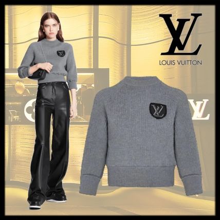 Louis Vuitton 2020 SS Casual Style Wool Long Sleeves Elegant Style Logo 1A839F 