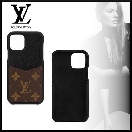 Louis Vuitton 2020 SS Monogram Unisex Street Style Leather Logo iPhone 11 Pro M69094 