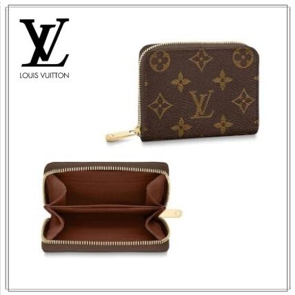 Louis Vuitton MONOGRAM 2020 SS Monogram Unisex Leather Long Wallet Logo Coin Cases 