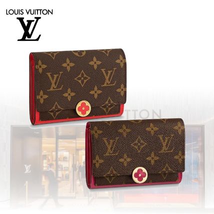 Louis Vuitton MONOGRAM 2019 SS Flore Compact Wallet M64587 