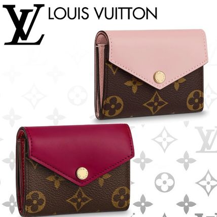 Louis Vuitton 2020 SS Plain Leather Folding Wallet Small Wallet Folding Wallets M62932 M62933 