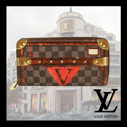 Louis Vuitton Unisex Long Wallet Logo Long Wallets 