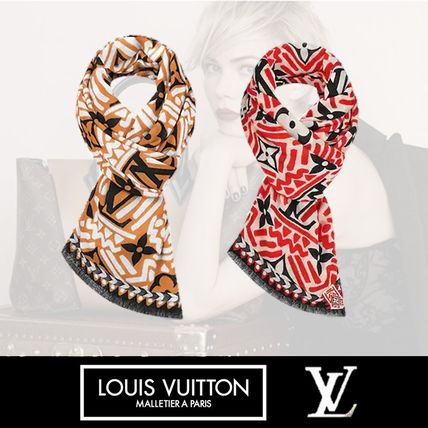 Louis Vuitton MONOGRAM Lv Crafty Stole M76484 M76485 