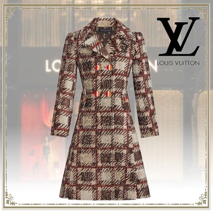 Louis Vuitton 2020 SS Tartan Elegant Style Coats 