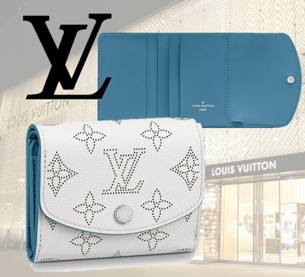 Louis Vuitton MAHINA Monogram Leather Small Wallet Folding Wallets M69212 