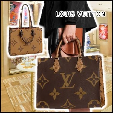 Louis Vuitton MONOGRAM 2020 SS 2020 SS MONOGRAM ONTHEGO MM brown totes M45039 