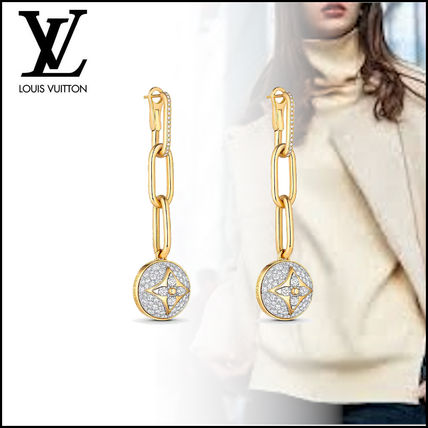Louis Vuitton B Blossom Earrings Yellow Gold White Gold And Pave Diamond Q96791 