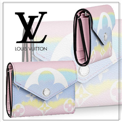 Louis Vuitton ZOE 2020 SS Tie dye Leather Folding Wallet Folding Wallets 