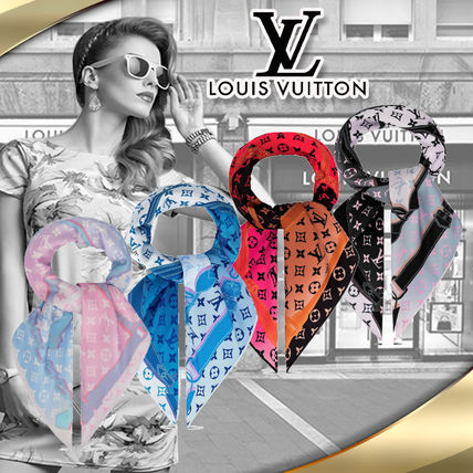 Louis Vuitton Casual Style Silk Office Style Elegant Style M76347 