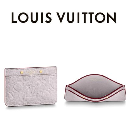 Louis Vuitton MONOGRAM EMPREINTE 2020 SS Monogram Street Style Leather Logo Card Holders M69172 