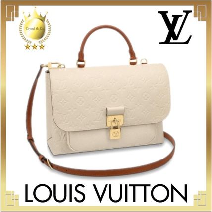 Louis Vuitton MONOGRAM EMPREINTE 2019 SS Monogram Casual Style 2WAY Bi color Leather Party Style 