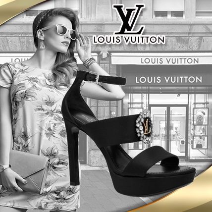 Louis Vuitton Madeleine Platform Sandal 1A663I 