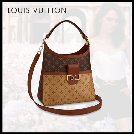Louis Vuitton Monogram Casual Style Canvas A4 2WAY Leather Office Style M45195 