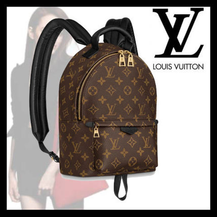 Louis Vuitton Monogram Casual Style Leather Backpacks M44871 