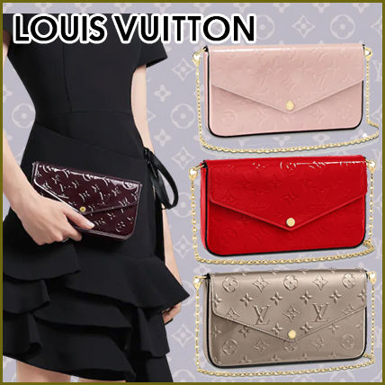 Louis Vuitton MONOGRAM VERNIS Felicie Pochette M61293 M64358 M68648 M61267 