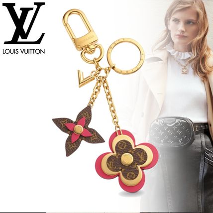 Louis Vuitton MONOGRAM Blooming Flowers Bag Charm And Key Holder M63084 