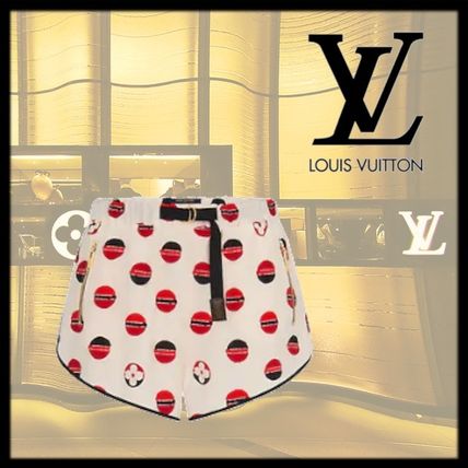 Louis Vuitton 2020 SS Short Dots Casual Style Silk Logo Shorts 1A842M 
