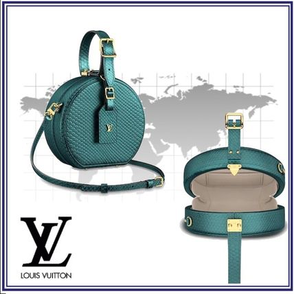 Louis Vuitton 2020 SS Casual Style Blended Fabrics 2WAY Plain Leather 