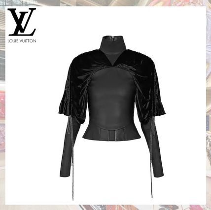 Louis Vuitton 2020 SS Draped Sleeves Top 1A6296 