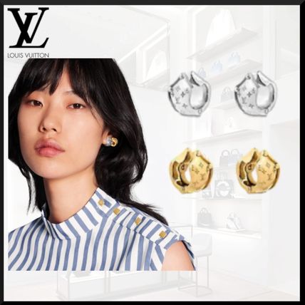 Louis Vuitton 2020 SS Nanogram Clip Earrings M68954 M69023 