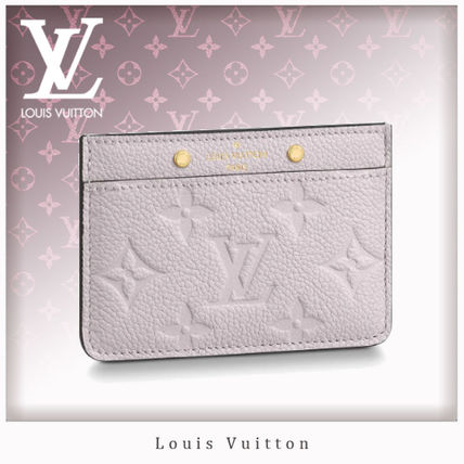Louis Vuitton MONOGRAM EMPREINTE 2020 SS Monogram Unisex Canvas Blended Fabrics Logo Card Holders M69172 