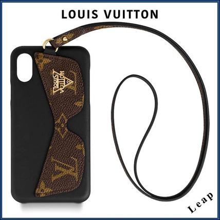 Louis Vuitton MONOGRAM Monogram iPhone X iPhone XS Logo Smart Phone Cases M68793 