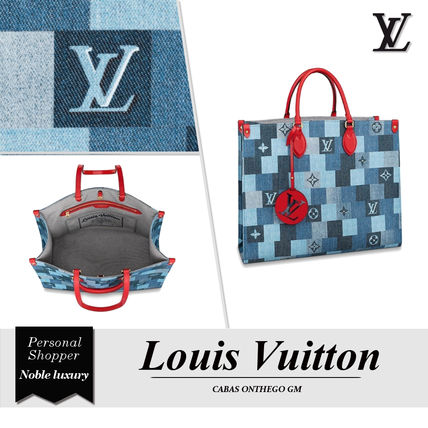 Louis Vuitton MONOGRAM 2020 SS Monogram Casual Style Unisex A4 Leather Office Style Logo 