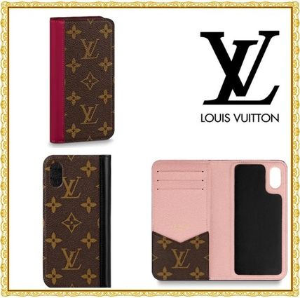 Louis Vuitton MONOGRAM 2019 20AW Monogram Unisex Leather iPhone X iPhone XS Smart Phone Cases 