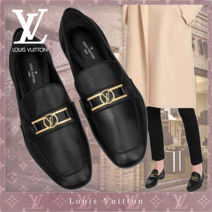 Louis Vuitton 2020 21AW Square Toe Casual Style Leather