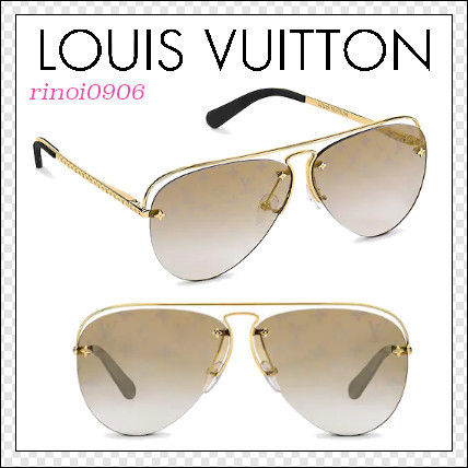 Louis Vuitton MONOGRAM 2020 SS Street Style Tear Drop Sunglasses Z1366W 