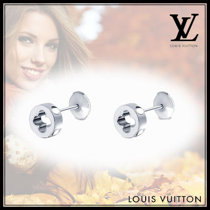 Louis Vuitton MONOGRAM 2020 SS 18K Gold Earrings Q96580 