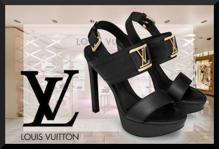 Louis Vuitton Platform Casual Style Plain Party Style Office Style 
