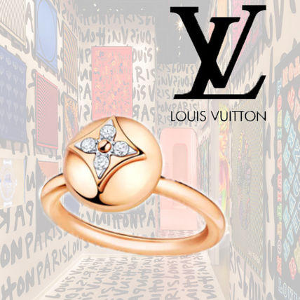 Louis Vuitton 2020 21AW B Blossom Ring Pink Gold White Gold And Diamonds Q9M02D 