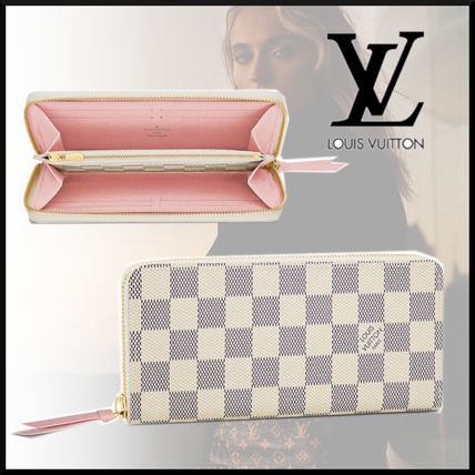 Louis Vuitton DAMIER AZUR 2019 SS Clemence Wallet N61264 
