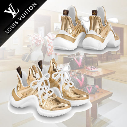 Louis Vuitton Plain Toe Casual Style Party Style Office Style 