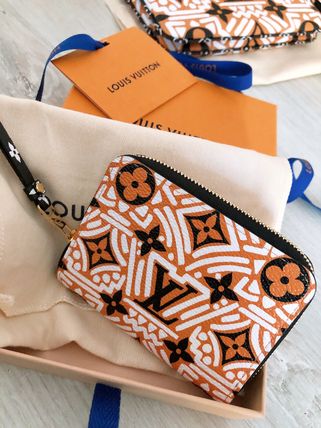 Louis Vuitton Monogram Leather Long Wallet Small Wallet Coin Cases 