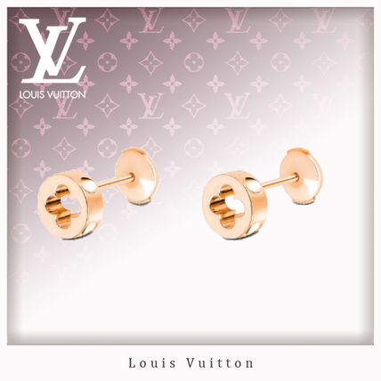 Louis Vuitton MONOGRAM EMPREINTE 2019 20AW Empreinte Ear Studs Pink Gold Q96579 