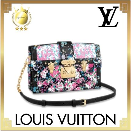 Louis Vuitton 2019 20AW Flower Patterns Casual Style Lambskin 2WAY Leather 