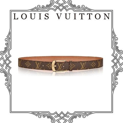 Louis Vuitton MONOGRAM 2019 SS Monogram Unisex Leather Belts M6919V 