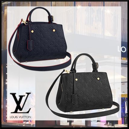 Louis Vuitton 2020 SS Monogram 2WAY Leather Logo Handbags M42747 M41053 