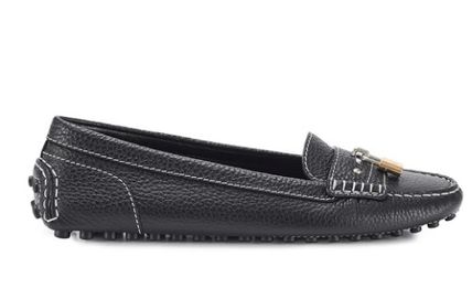 Louis Vuitton 2020 21AW Plain Leather Loafer  Moccasin Shoes 