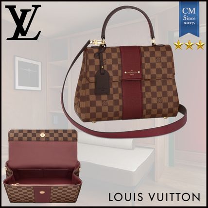 Louis Vuitton DAMIER Canvas 2WAY Crossbody Logo Handbags 