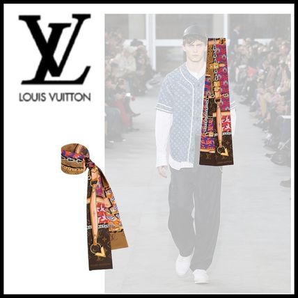 Louis Vuitton Silk Elegant Style Logo Accessories 