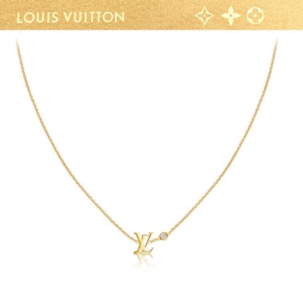 Louis Vuitton MONOGRAM IDYLLE 2018 19AW Idylle Blossom Lv Pendant Yellow Gold And Diamond Q93626 