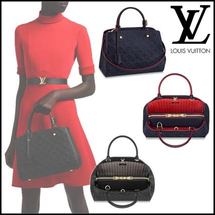 Louis Vuitton MONOGRAM EMPREINTE Montaigne Mm M42746 M41048 