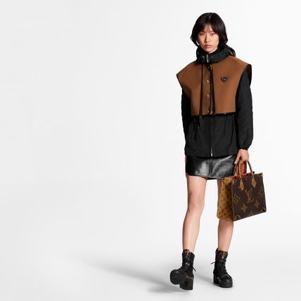 Louis Vuitton 2020 21AW Bi Material Hooded Parka 1A60OD 