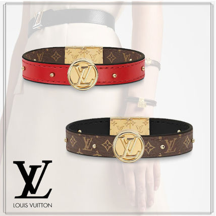 Louis Vuitton 2020 21AW Leather Office Style Elegant Style Bracelets 
