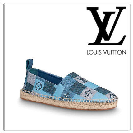 Louis Vuitton 2020 SS Monogram Casual Style Logo Loafer  Moccasin Shoes